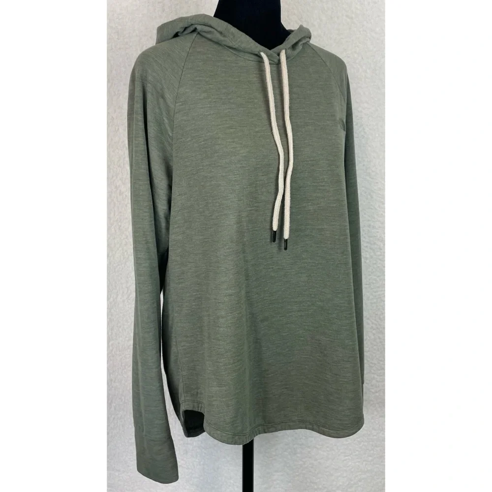 THE NORTH FACE • Thyme Heather Westbrae Knit Pullover Hoodie, L - Picture 11 of 15